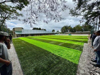 Estância - Reforma do Campo de Futebol em 13/12/2024.