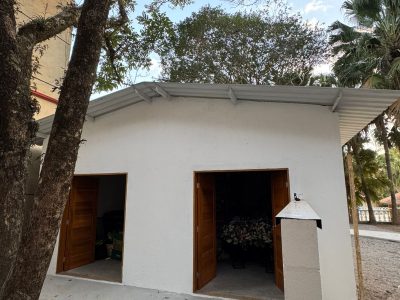 Estância - Estrutura de Reforma da Capela em 21/07/2025.